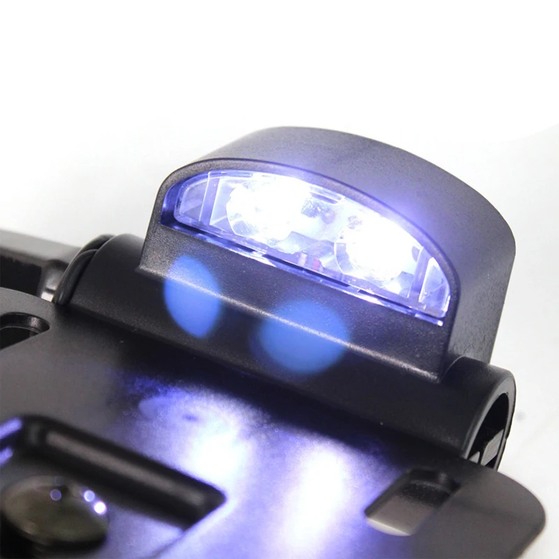 Складной светодиодный сигнал поворота для мотоцикла боковое Крепление рамка