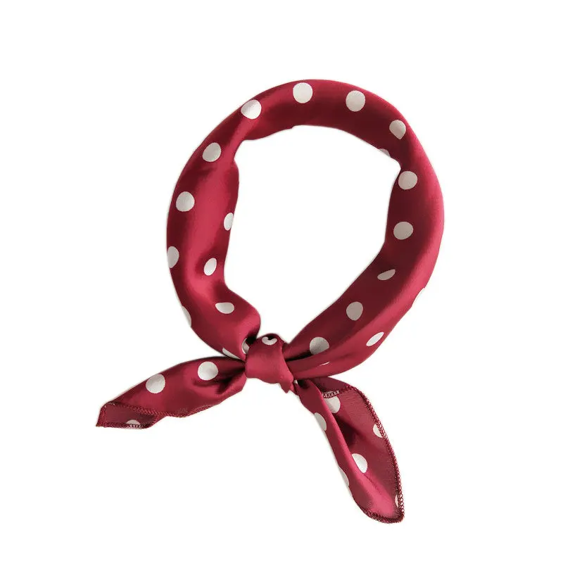 Квадратный атласный шелковый шарф 50 см женские модные шейные шарфы повязка на