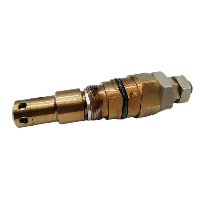 Excavator for Shengang sk120 200 260 330 350-5 / 6 / 8 distributor main gun overflow valve control valve enlarge