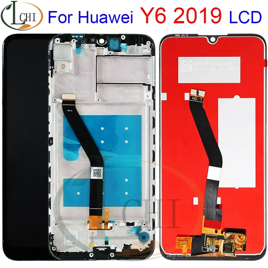 

Tested LCD For Huawei Y6 2019 LCD Display Touch Screen For Huawei Y6 Prime 2019 LCD MRD-LX1f LX1 LX2 LX3 L21 L22 Y6 Pro 2019