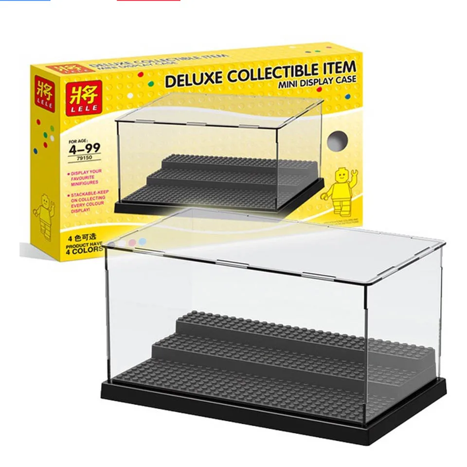 S Display Case Box Dustproof Display Box Building Blocks Bri