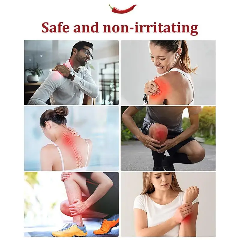 

Capsicum Plaster Hot 8 Pcs Heating Patch For Back Ache Relief Patches For Knees Muscle Ache Relief Patch For Legs Arms Wrists