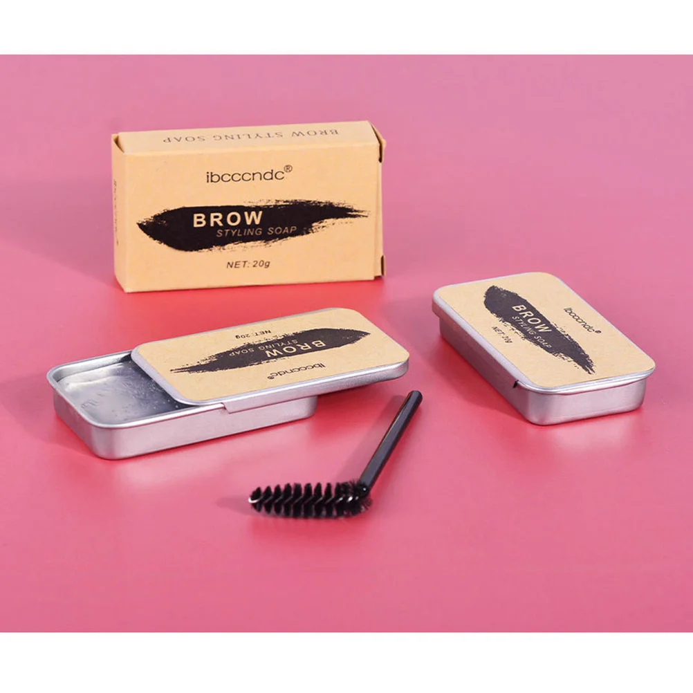 

Styling Pomadesoap Shaping Natural Wax Kit Brush Balm Makeup Brows Waterproof Freeze Brow Cream