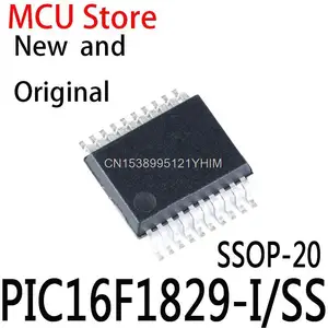 PIC16F1829-ISS SSOP-20 PIC16F1829 MCU 8-bit PIC RISC 14KB Flash 3.3V/5V Automotive 20-Pin SSOP Tube IC PIC16F1829-I/SS