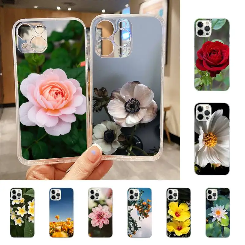 

Flower Phone Case For Iphone 7 8 Plus X Xr Xs 11 12 13 Se2020 Mini Mobile Iphones 14 Pro Max Case