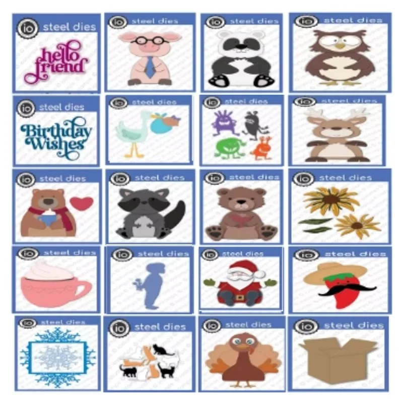 Металлический трафарет Monsters для резки данных необходимый предмет скрапбукинга