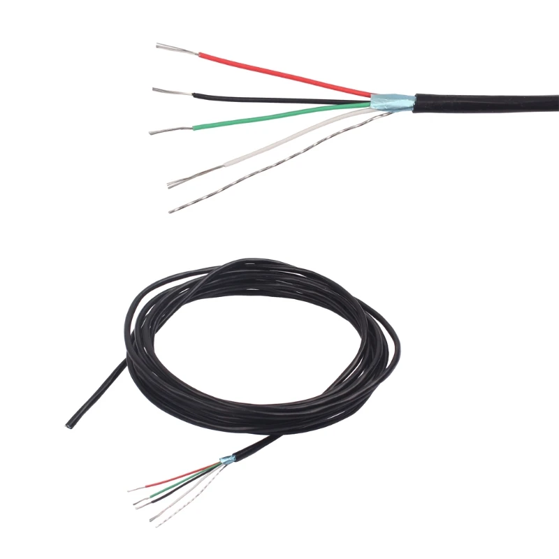 

Shielded 4 Conductor Hookup Wire Guitar Pickup Cable 24AWG for 3M Length Guitars