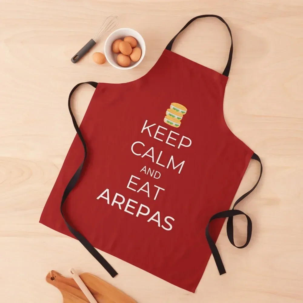 Фартук Keep Calm And Eat Arepas для приготовления пищи женщин