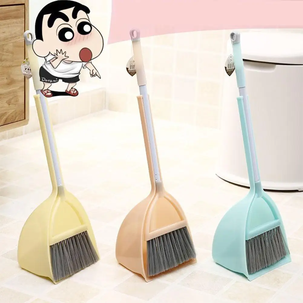 Kids Stretchable Floor Cleaning Tools Mop Broom Dustpan Play-House Pretend Play Toys Gift