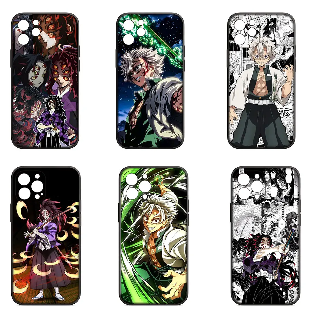 Чехол для телефона Kokushibo Demon Slayer Sanemi Shinazugawa Apple iPhone 15 14 Plus 13 12 Mini Pro Max XR + 13Pro 14+ 15+