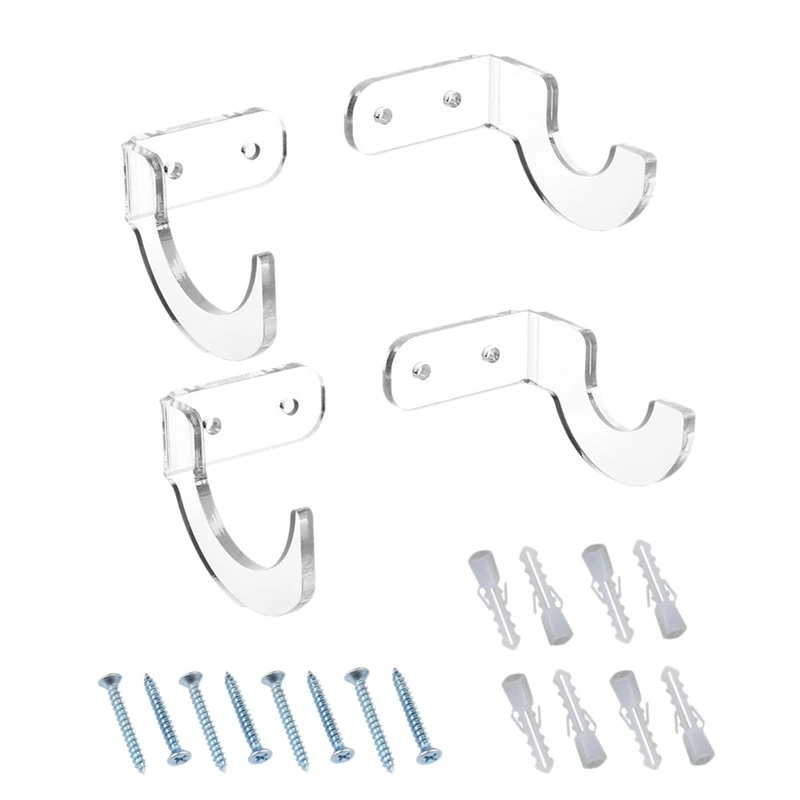 

Baseball Bat Wall Mount For Horizontal Display-Sturdy Acrylic Bat Holder-Fits Any Baseball Or Softball Bats