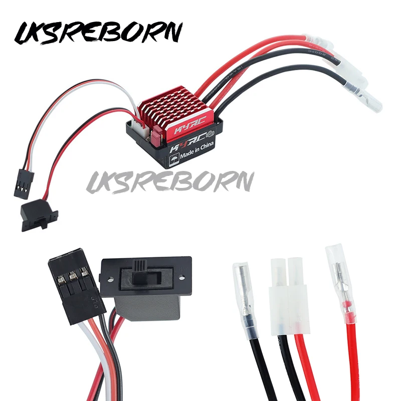

6-12 в 180/320A ESC водонепроницаемый контроллер скорости двигателя для axial SCX10 TRX4 TRX-6 RC корабля и лодки RC автомобиля