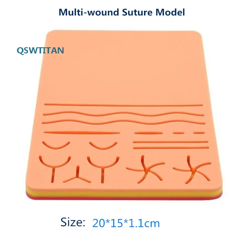 

Силиконовый тренажер для наложения швов QSWTITAN
