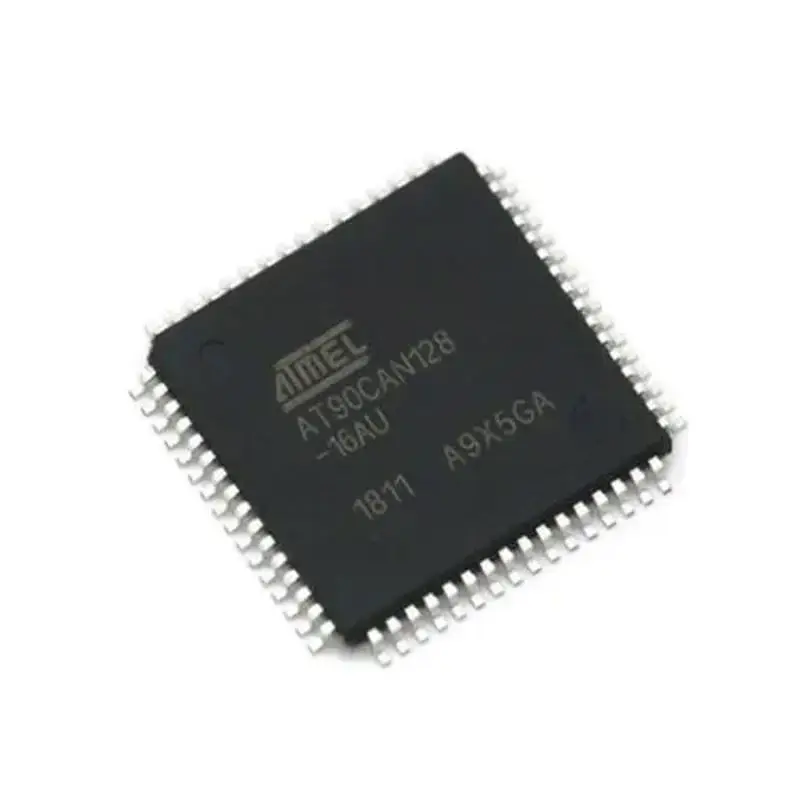 

1 PCS/LOTE AT90CAN128-16AU pacote qfp64 microcontrolador de 8 bits mcu original chip ic genuíno