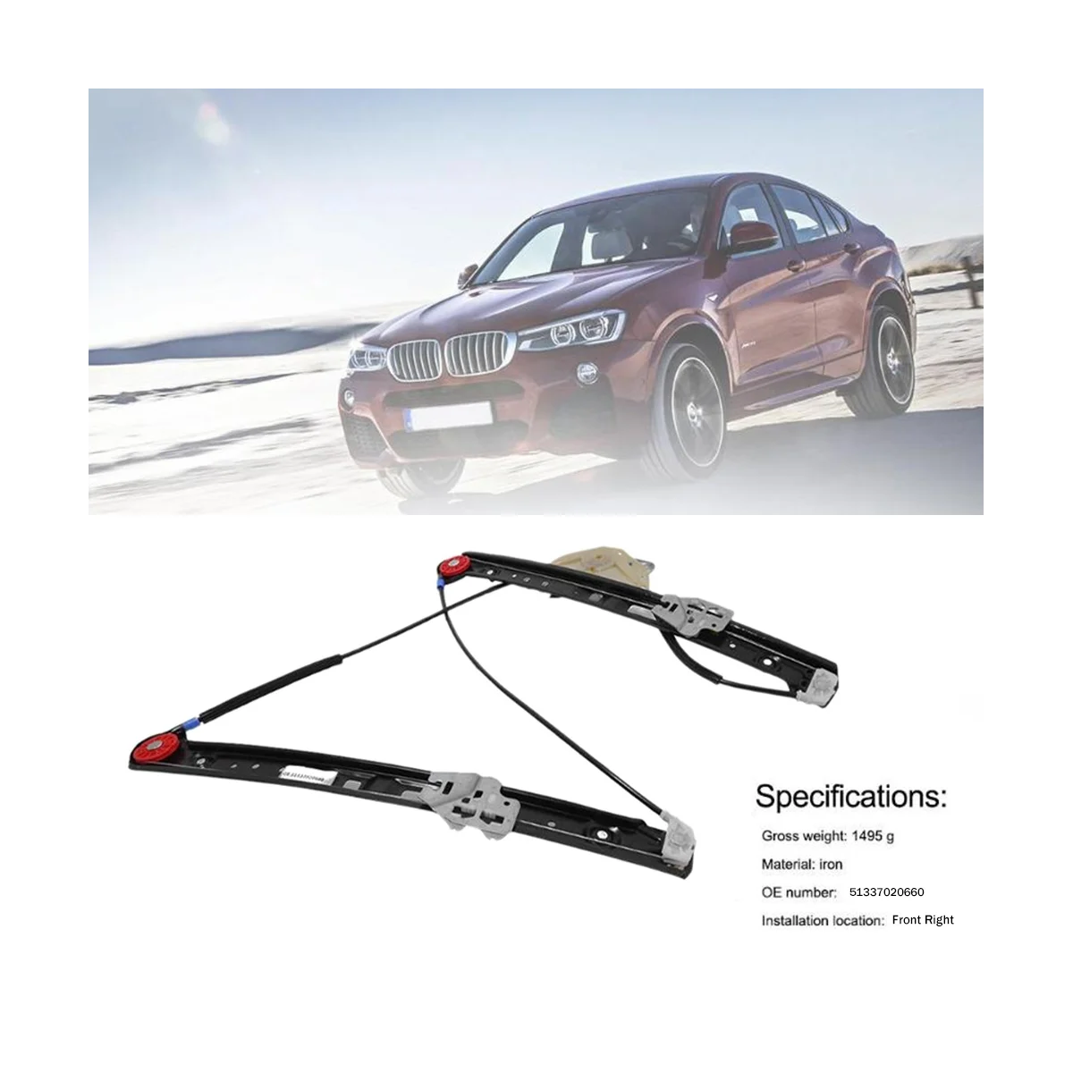 Двигатель регулятора переднего стекла для серии 3 E46 316I 318I 320I 325I 328I 330I 330Xi 1337020659