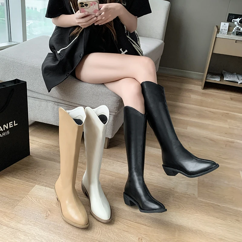 

Остроносые ботинки, роскошные дизайнерские ботинки на молнии, женские привлекательные высокие ботинки на высоком каблуке, модные пуанты 2022...