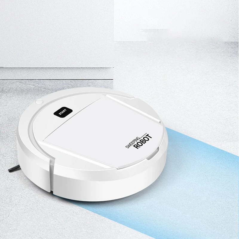 

Robot Vacuum Cleaner Intelligent Silent Sweeping and Dragging Vacuum Three-In-One Sweeping Robot,White