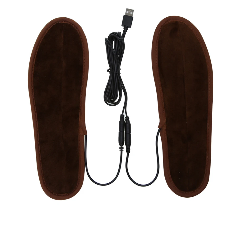 

Стельки с электроподогревом для взрослых, теплые офисные подошвы для холодной погоды, 1 пара