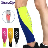 bracetop 1 pc sports calf compression sleeve helps shin splint calf pain relief for unisex great for outdoor running cycling