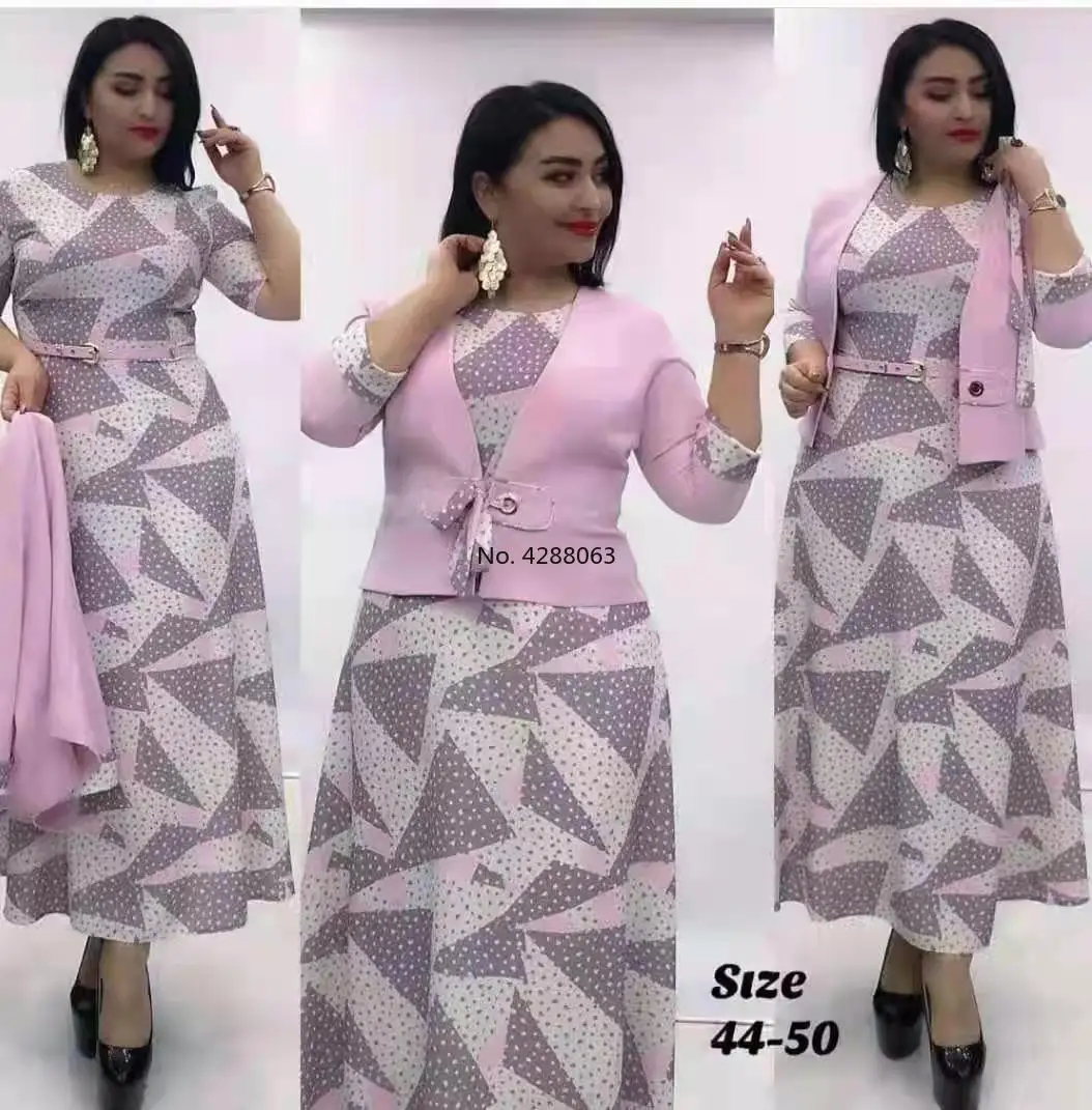 Африканское женское платье большого размера осень 2021 африканские женские