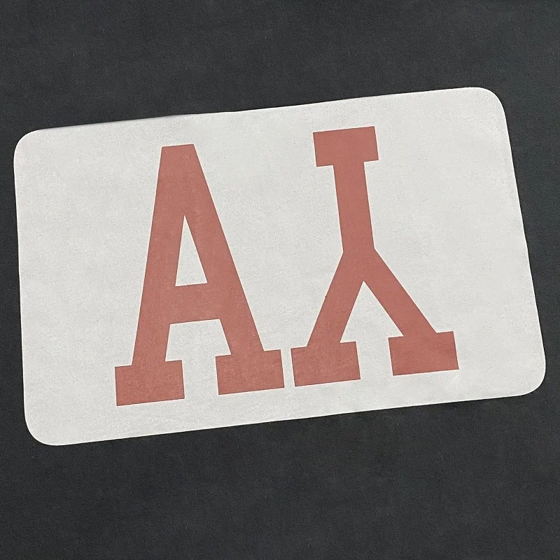 Мужская и женская футболка Askyurself поношенная Красная с коротким рукавом надписью