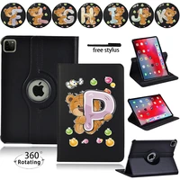 360 rotating tablet case for for ipad air 4 10 9 inch cover ipad air 1 2 9 7 cases air 3 10 5 leather stand folding cover case