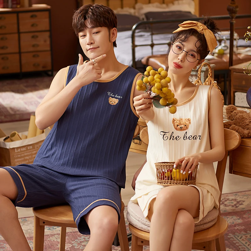 2021 Летний Новый хлопковый пижамный комплект женская пижама домашняя одежда 3XL