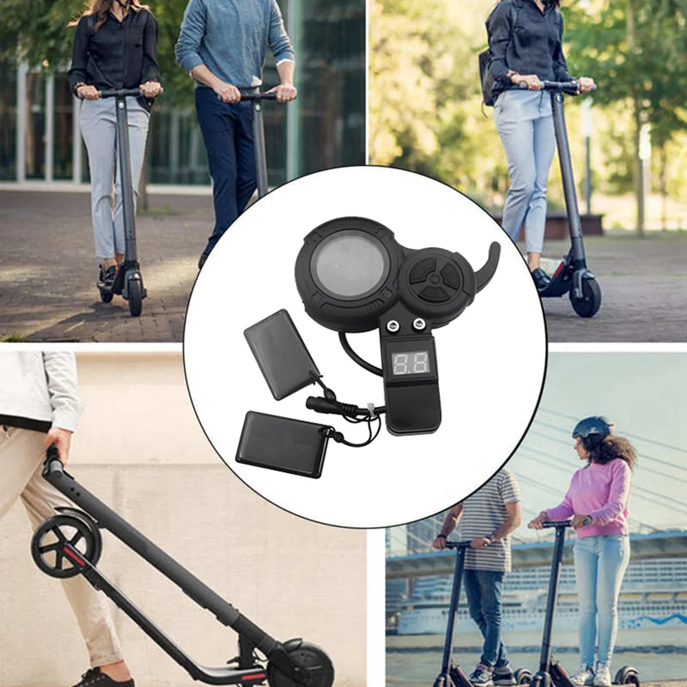 ЖК-дисплей для электроскутера + 3-контактный разъем блокировки 36-60 в карта