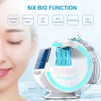 Multifunctional 7 in 1 Smart Ice Blue Hydro Facial Hydrafacials Beauty Dermabrasion Machine For Skin Analysis And Whitening