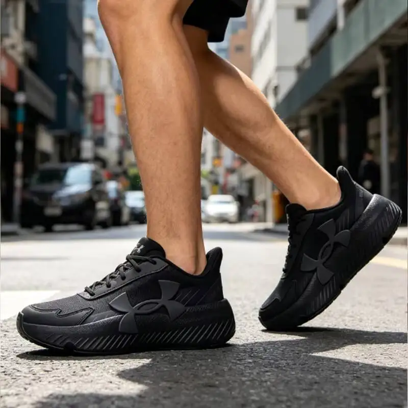 Новые кроссовки Under Armour 2026 Mesh с толстой подошвой, черные, унисекс, спортивная обувь 6010425-001 (art.: 3920da9e2fcd0) - 3920da9e2fcd0