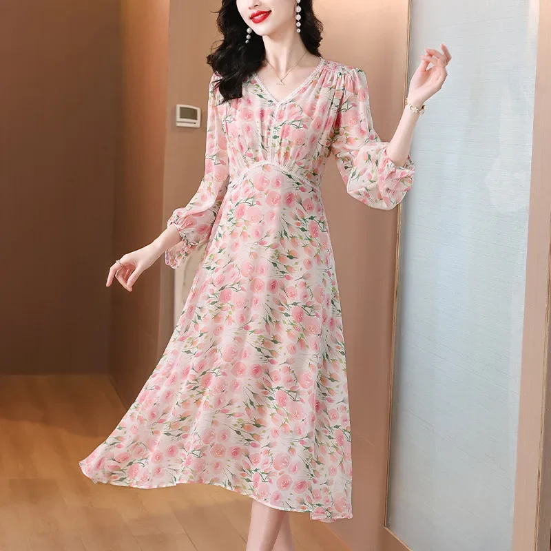 Высококачественное новое летнее элегантное мягкое освежающее платье с