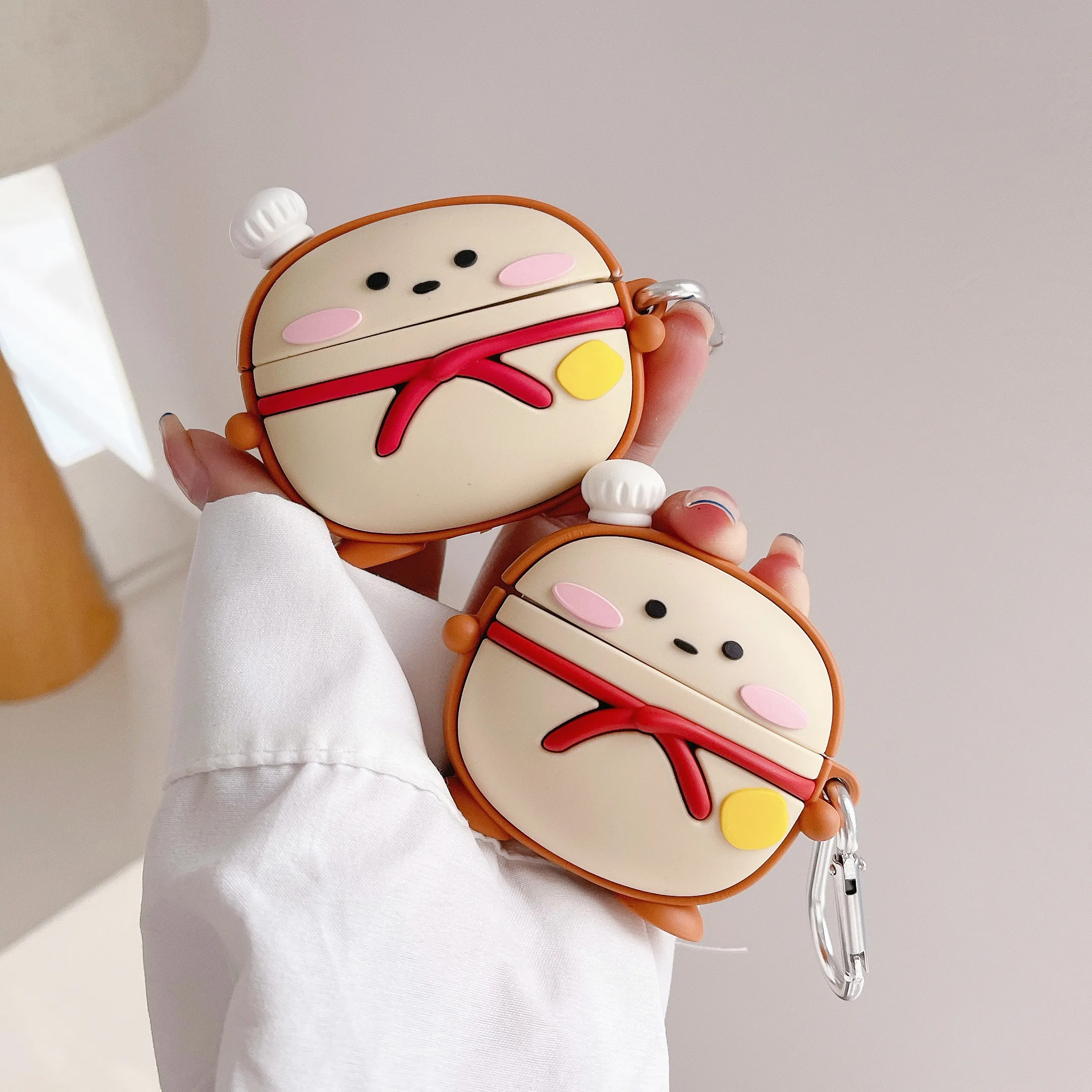 

3D Cute Egg Cook Case For Airpods 1 2 3 Pro Wireless Bluetooth Earphone Box TPU INS Trend Cover