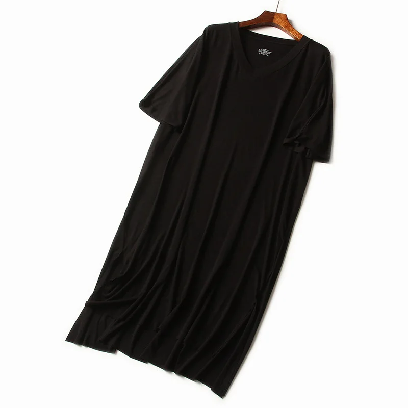 

22 summer new women's short-sleeved dress loose for pregnant women Black