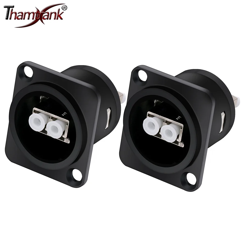tipo Conector do Acoplador d da Fibra do lc 4pc para a Relação de Rede Ótica da Relação da Extensão do Jumper da Flange da Fibra Multimodo