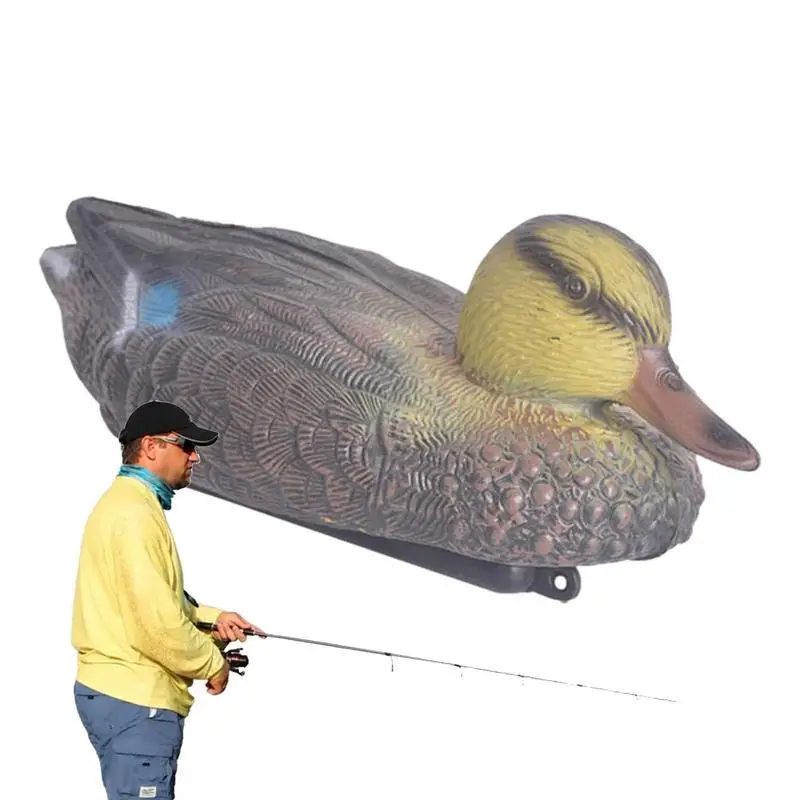 

3D Duck Decoy Floating Lure With Keel For Outdoor Hunting Fishing Accessories Realistic Bird Float On The Water