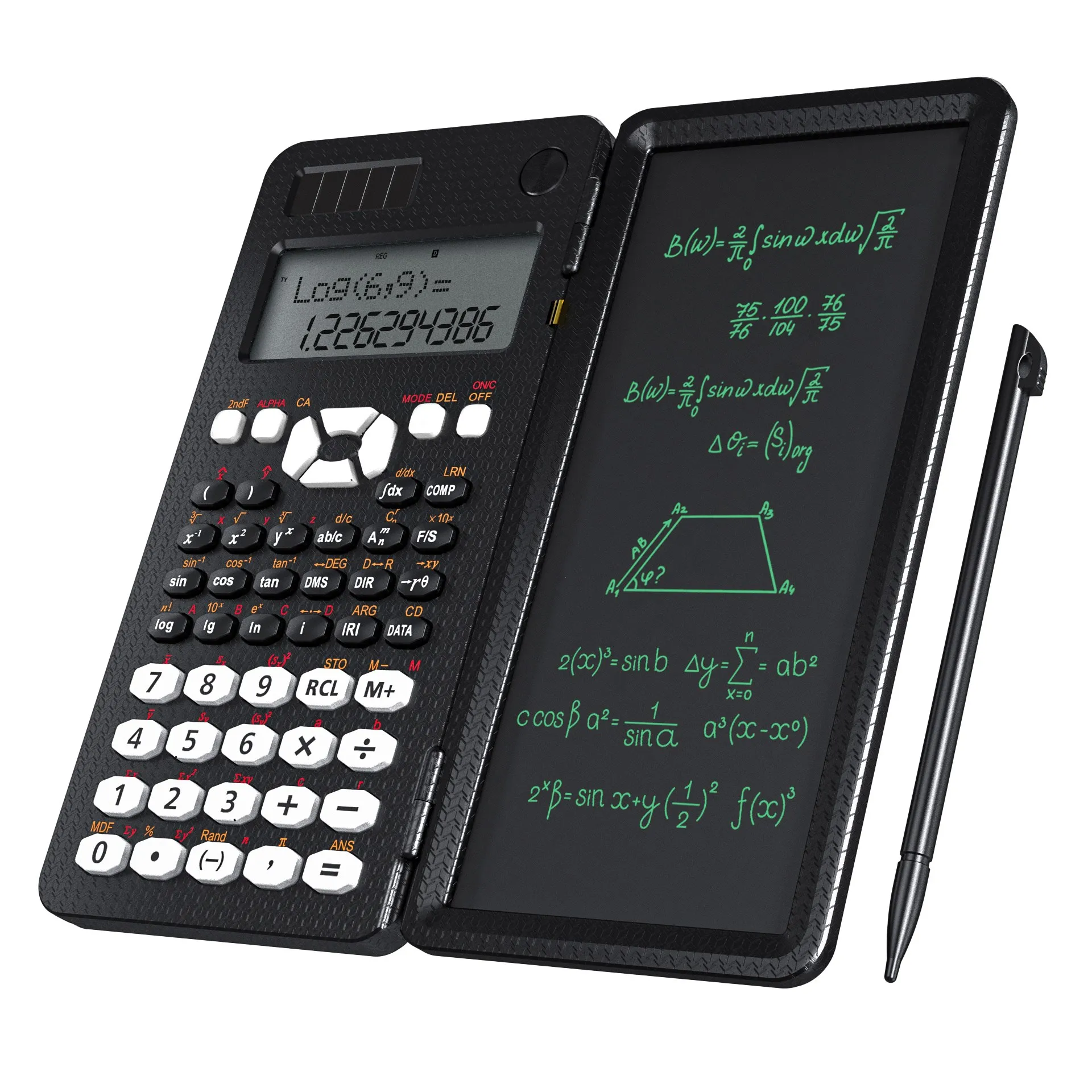 

Scientific Calculator With Writing Tablet 991MS 349 Functions Engineering Financial calculator For School Students Office Solar