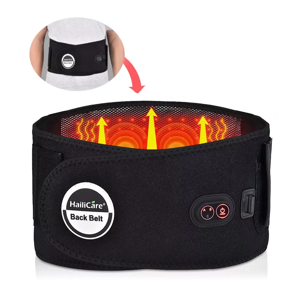

Far Infrared Heated Therapy Waist Massage Low Back Belt Herniated Disc Scoliosis Pain Relief Spine Lumbar Brace Support Massager