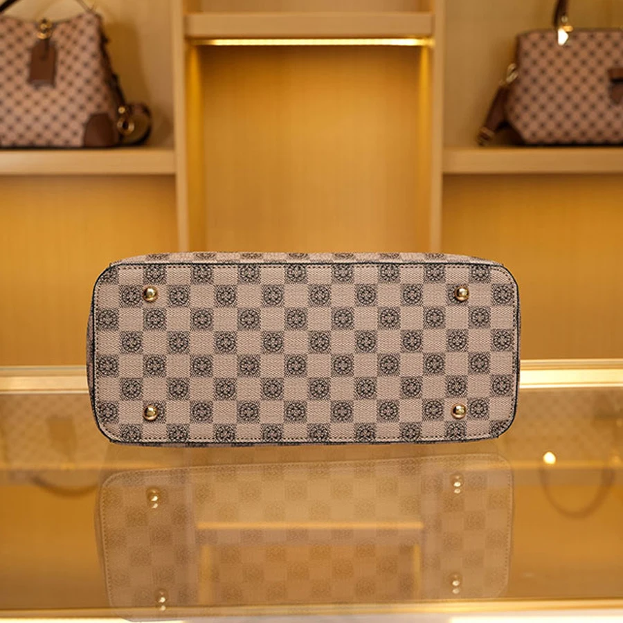 Вместительная сумка с принтом для женщин через плечо комплект из 3 предметов