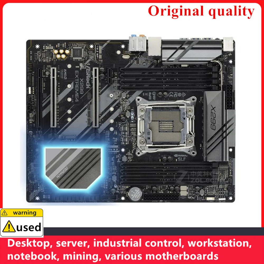 Используется для материнских плат ASROCK X299 Extreme 4 LGA 2066 DDR4 ATX для разгона десктопной платы Intel X299 SATA III USB3.0