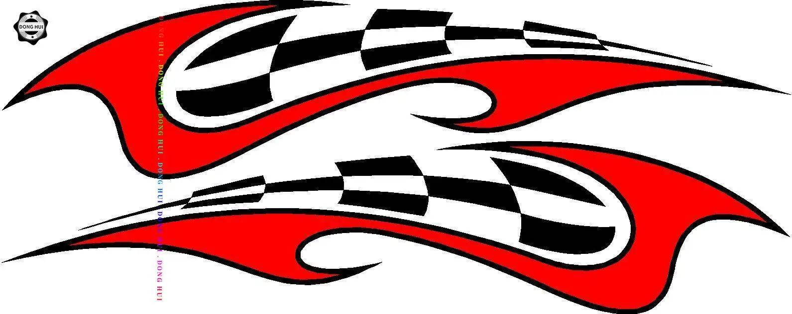 

Гоночный клетчатый флаг, наклейка, ралли, гоночная отделка, флаг, наклейки на автомобиль, ПВХ декоративная наклейка, водонепроницаемый мотоцикл, внедорожный каяк