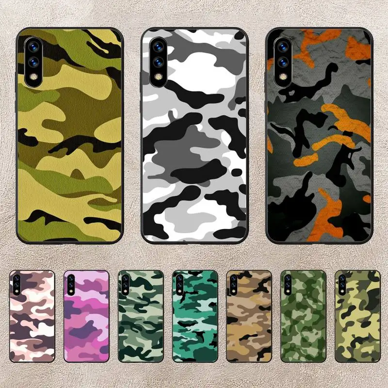 

Camouflage Pattern Phone Case For Huawei G7 G8 P7 P8 P9 P10 P20 P30 Lite Mini Pro P Smart Plus Cove Fundas