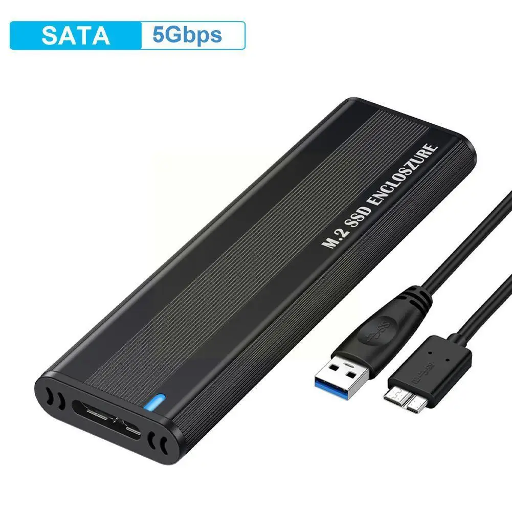 

Адаптер USB 3,1 на M.2 SSD чехол SATA с двойным протоколом Type C Для PCIE NGFF SATA SSD Disk Box