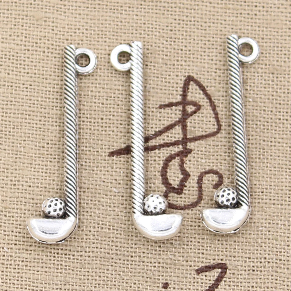 32x8mm Antique Silver Color Pendants Making Diy Handmade Tibetan Finding Jewelry