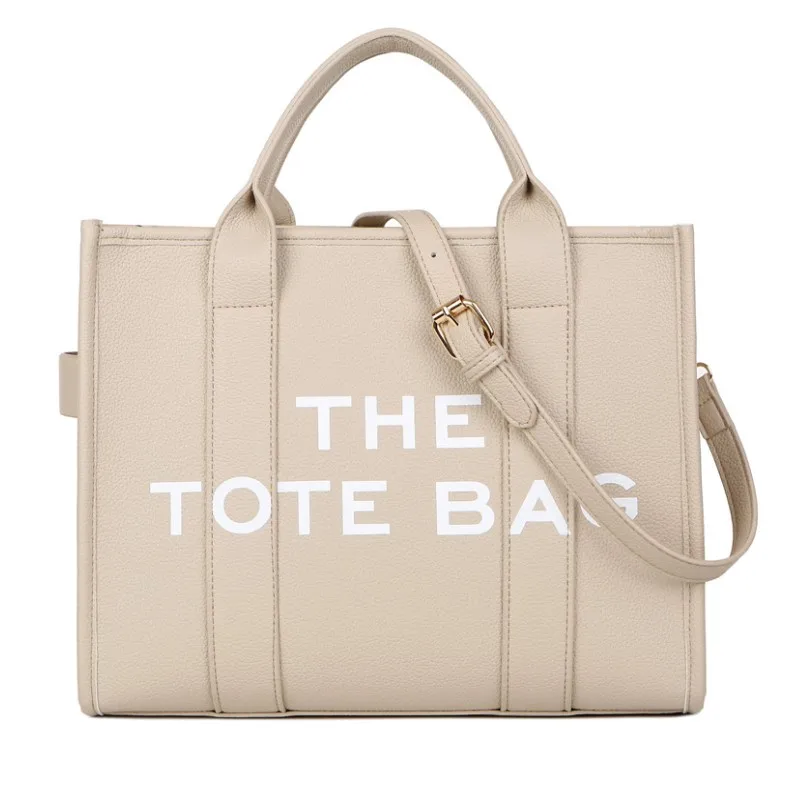 Women's Casual Shoulder Simple Letter Print Satchel Zipper All-Match Bag