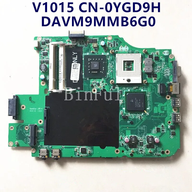 CN-0YGD9H 0YGD9H YGD9H Free Shipping High Quality Mainboard For DELL 1015 V1015 Laptop Motherboard DAVM9MMB6G0 100% Full Tested