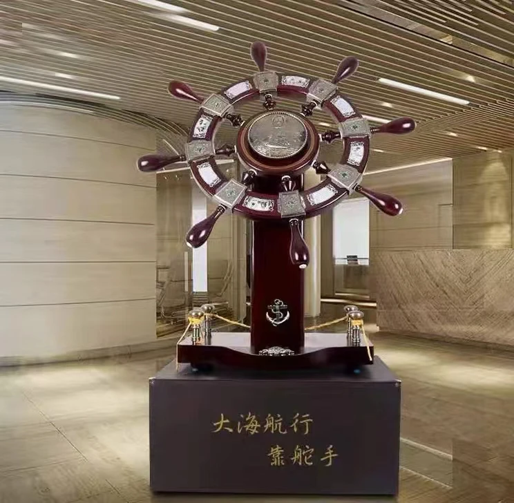 

Navigation rudder accessories, steering wheel, helmsman gifts, office floor decoration