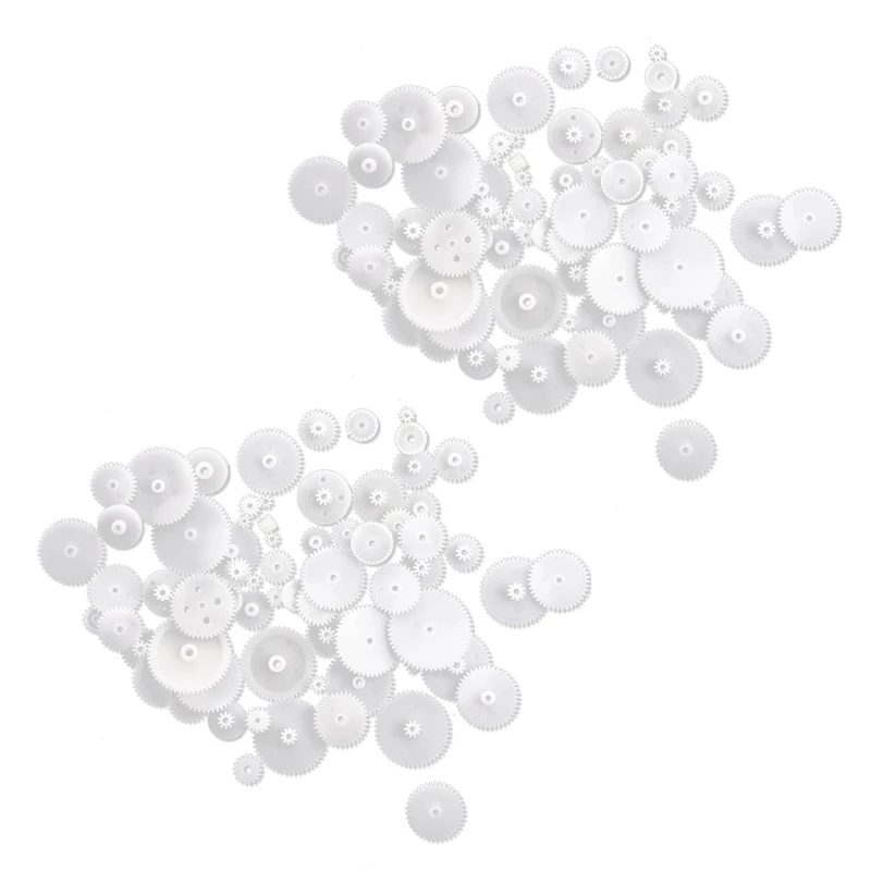 

Different Styles White Plastic Gear Set 116 Pcs For RC Toys