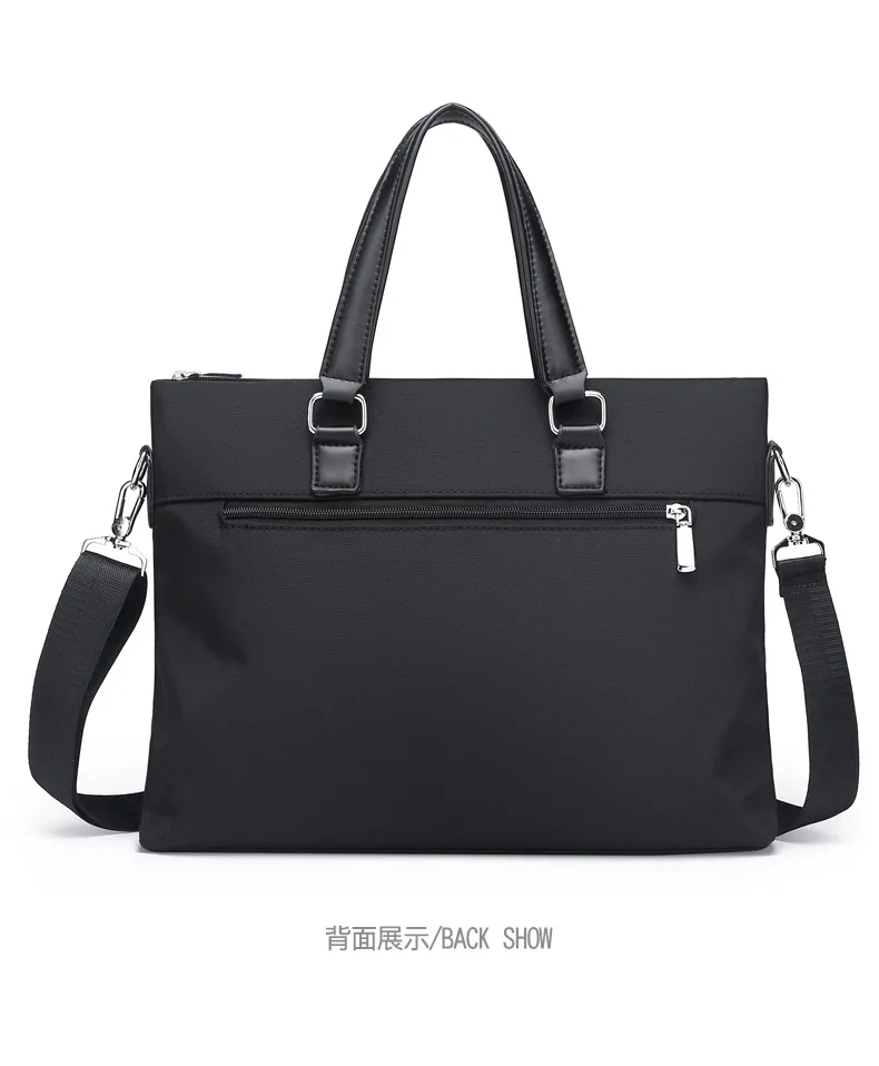 Fashion Men Briefcase High Quality Shoulder Bags Men 14 Inch Laptop Travel Crossbody Bags Male Waterproof Oxford Handbags