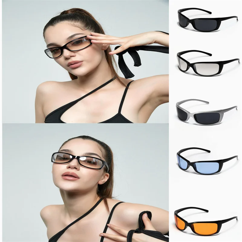 

Солнцезащитные очки в стиле стимпанк для мужчин и женщин, Модные Винтажные солнечные аксессуары в стиле панк, с защитой от ультрафиолета UV400...