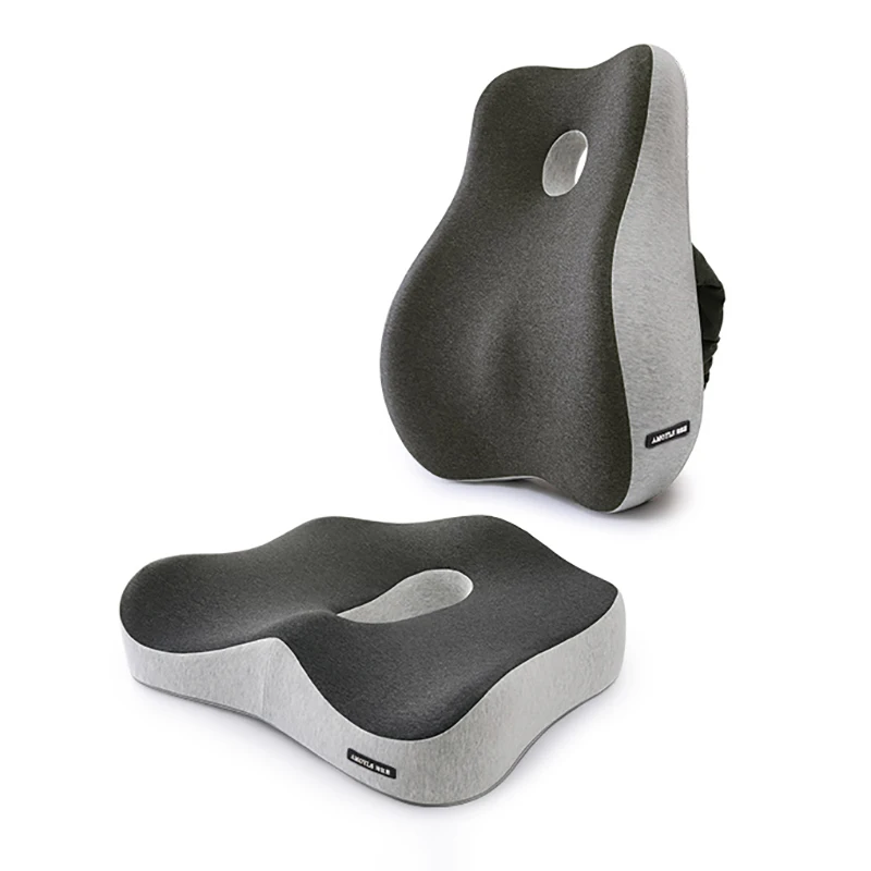 Cushion Car Seat Support Waist Pillow Massage Lumbar Orthopedic Pillow Buttock Coccyx Cushion Back Pads